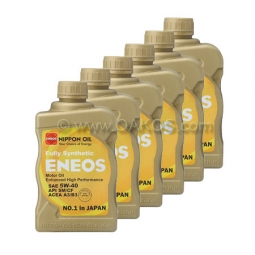Eneos 5W40 Fully Synthetic Engine Oil (Case/6 Quarts)