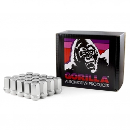 Gorilla Closed End Aluminum Lugs (Silver, 12x1.25mm, Set/20)