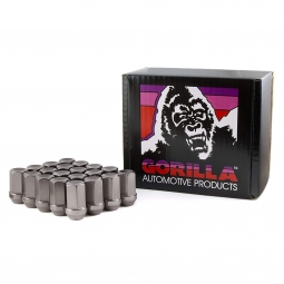 Gorilla Closed End Aluminum Lugs (Titanium Color, 12x1.25mm, Set/20)