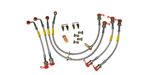 Goodridge SS Braided Brake Hose Kit, 2005+ Legacy GT