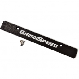 GrimmSpeed License Plate Delete (Black), 2006-2014 WRX & 2006-2014 STi
