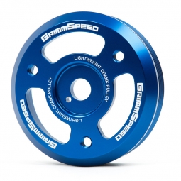GrimmSpeed Crank Pulley (Blue), 2015-2021 WRX & 2013-2020 BRZ/FR-S/86