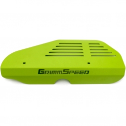 GrimmSpeed Alternator Cover (Neon Green), '02-'14 WRX & '04-'21 STi