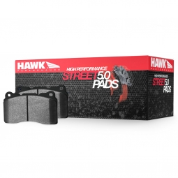 Hawk Rear HPS 5.0 Brake Pads, 2002-2003 WRX