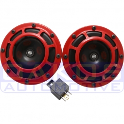 Hella Super Tone Horn Kit (Red)