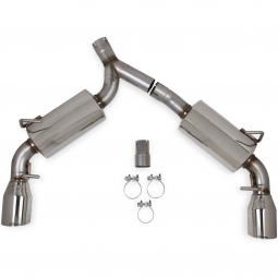 Hooker Axle-Back Exhaust System (Dual 4.5" Polished Tips), '13-'20 BRZ/FR-S/86