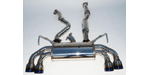 Invidia Q300 Quad Tip Cat Back Exhaust w/ Ti Tips, '08+ STi (Hatch)