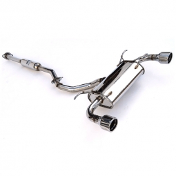Invidia Q300 Cat-Back Exhaust w/ Dual Rolled SS Tips, '13-'20 BRZ/FR-S & '17-'20 Toyota 86