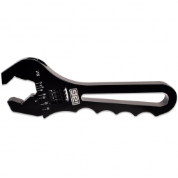 IAG Adjustable AN Wrench (3AN - 16AN Fittings, Aluminum, Black)