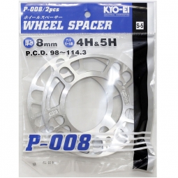 Project KICS Wheel Spacers (8mm, Pair)