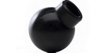 Killer B Round Delrin Shift Knob w/ Rev. Lockout (Black), STi 6MT