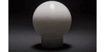 Killer B Round Delrin Shift Knob w/ Rev. Lockout (White), STi 6MT