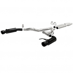 Magnaflow Stainless Cat-Back Exhaust System (3", Competition, Black Coated), '15+ Mustang GT 5.0L