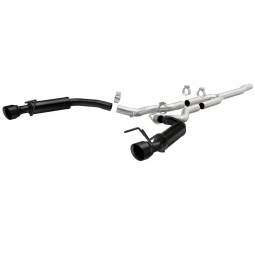 Magnaflow Stainless Cat-Back Exhaust System (Competition, Black Coated), '15+ Mustang EcoBoost