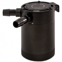 Mishimoto Baffled Oil Catch Can (Compact, 2-Port, Black)