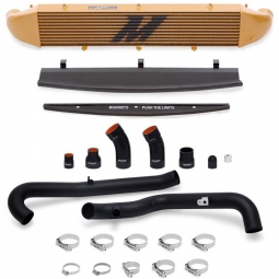 Mishimoto Performance Intercooler Kit (Black Pipes, Gold Intercooler), '14-'16 Fiesta ST