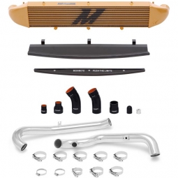 Mishimoto Performance Intercooler Kit (Polished Pipes, Gold Intercooler), '14-'16 Fiesta ST