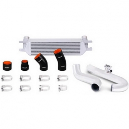 Mishimoto Intercooler Kit (Silver w/ Polished Pipes), '15+ Mustang EcoBoost
