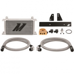Mishimoto Oil Cooler Kit w/ Thermostat (Silver), 2009-2020 370Z