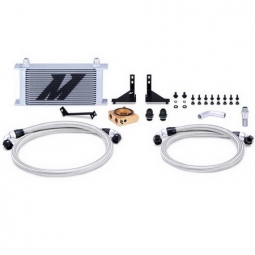 Mishimoto Oil Cooler Kit w/ Thermostat (Silver), 2014-2016 Fiesta ST