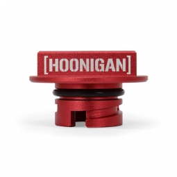 Mishimoto Hoonigan Oil Filler Cap (Red), 2015+ Mustang EcoBoost