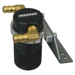 Moroso Air/Oil Separator Kit (Small Body, Black), '11-'14 F150 EcoBoost & 5.0L