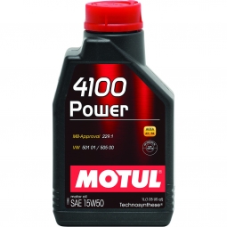 Motul 4100 Power Engine Oil (15W50, 1 Liter)