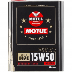 Motul 2100 Classic Engine Oil (15W50, 2 Liters)