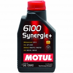 Motul 6100 Synergie+ Engine Oil (10W40, 1 Liter)