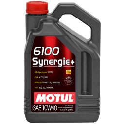 Motul 6100 Synergie+ Engine Oil (10W40, 5 Liters)