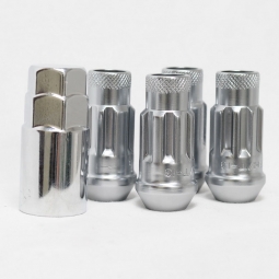Muteki SR48 Lock Set (12x1.25mm, Set/4, Silver)