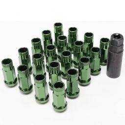 Muteki SR48 Open End Lugs (12x1.25mm, Set/20, Dark Green)