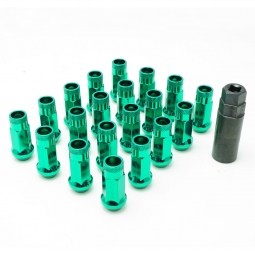 Muteki SR48 Open End Lugs (12x1.25mm, Set/20, Green)