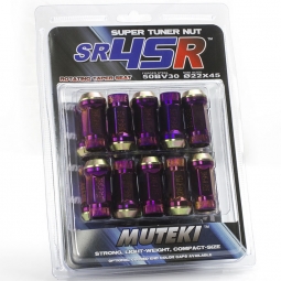 Muteki SR45R Open End Lugs (12x1.25mm, Set/20, Burned Titanium)