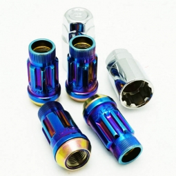 Muteki SR45R Lock Set (12x1.5mm, Burned Blue Neon)