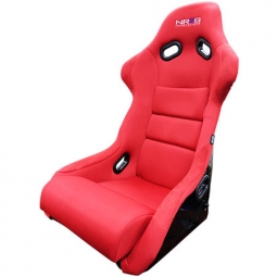 NRG FRP-300 Bucket Seat (Red, Large)
