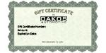 OAKOS Automotive Gift Certificate