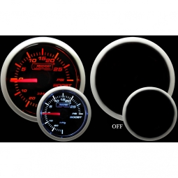 Prosport Performance Series Boost Gauge (52mm, Electrical, Amber/White)