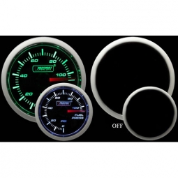 Prosport Performance Series Fuel Pressure Gauge (52mm, Green/White)