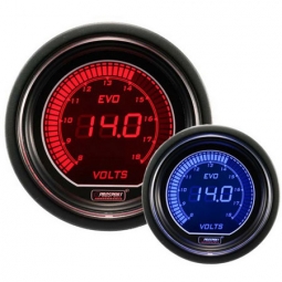 Prosport EVO Series Voltmeter Gauge (52mm, Blue & Red)