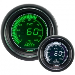 Prosport EVO Series Fuel Pressure Gauge (52mm, Green & White)