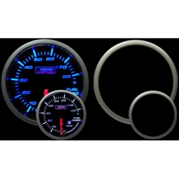 Prosport Premium Fuel Pressure Gauge (52mm, Blue/White, Peak/Warn)
