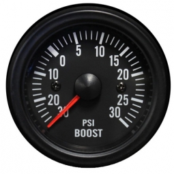 Prosport Clear Lens WaterProof Electric Boost Gauge (52mm, White LED)