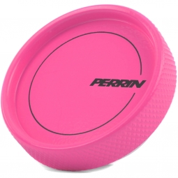Perrin Aluminum Oil Filler Cap (Hyper Pink), '02-'23 WRX & '04-'21 STi & BRZ/FR-S/86