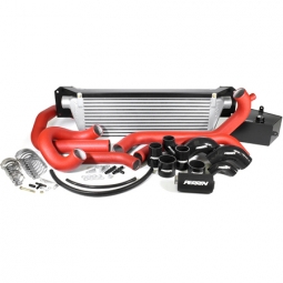 Perrin Front Mount Intercooler Red Tubes/Black Couplers (NO IC CORE), '15-'17 STi