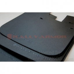 Rally Armor Basic Mud Flaps (Black w/ Black Logo), '07-'09 MazdaSpeed3