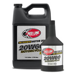 Red Line Motorcycle Synthetic Engine Oil (20W60, 1 Quart)