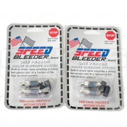 Speed Bleeder Brake Bleeder Screws (10mm, Stainless Steel, Set/4)