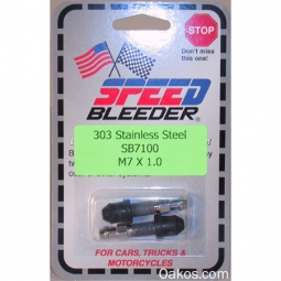 Speed Bleeder Brake Bleeder Screws (7mm, Stainless Steel, Set/4), '02-'07 WRX