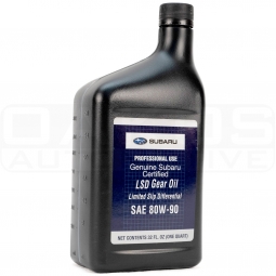 Subaru (OEM) Certified Limited Slip Differential Gear Oil 80W90 (GL 5) (1 Quart)